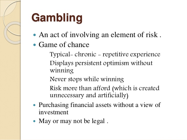 Difference Between Insurance Speculation And Gambling